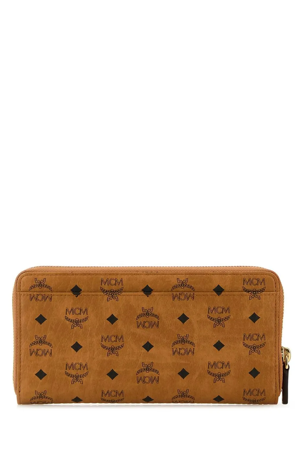 Mcm Visetos Printed Zipped Wallet