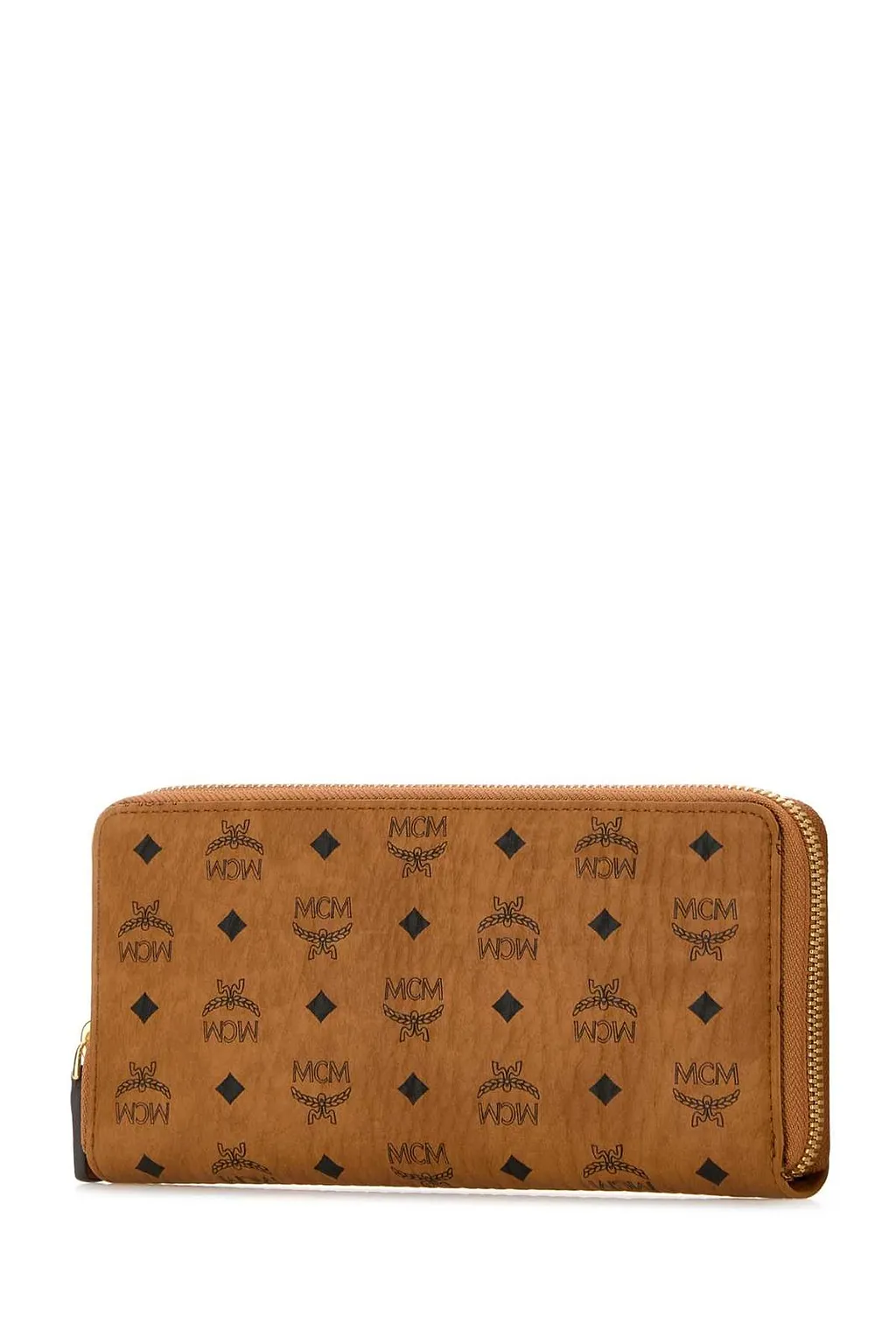 Mcm Visetos Printed Zipped Wallet