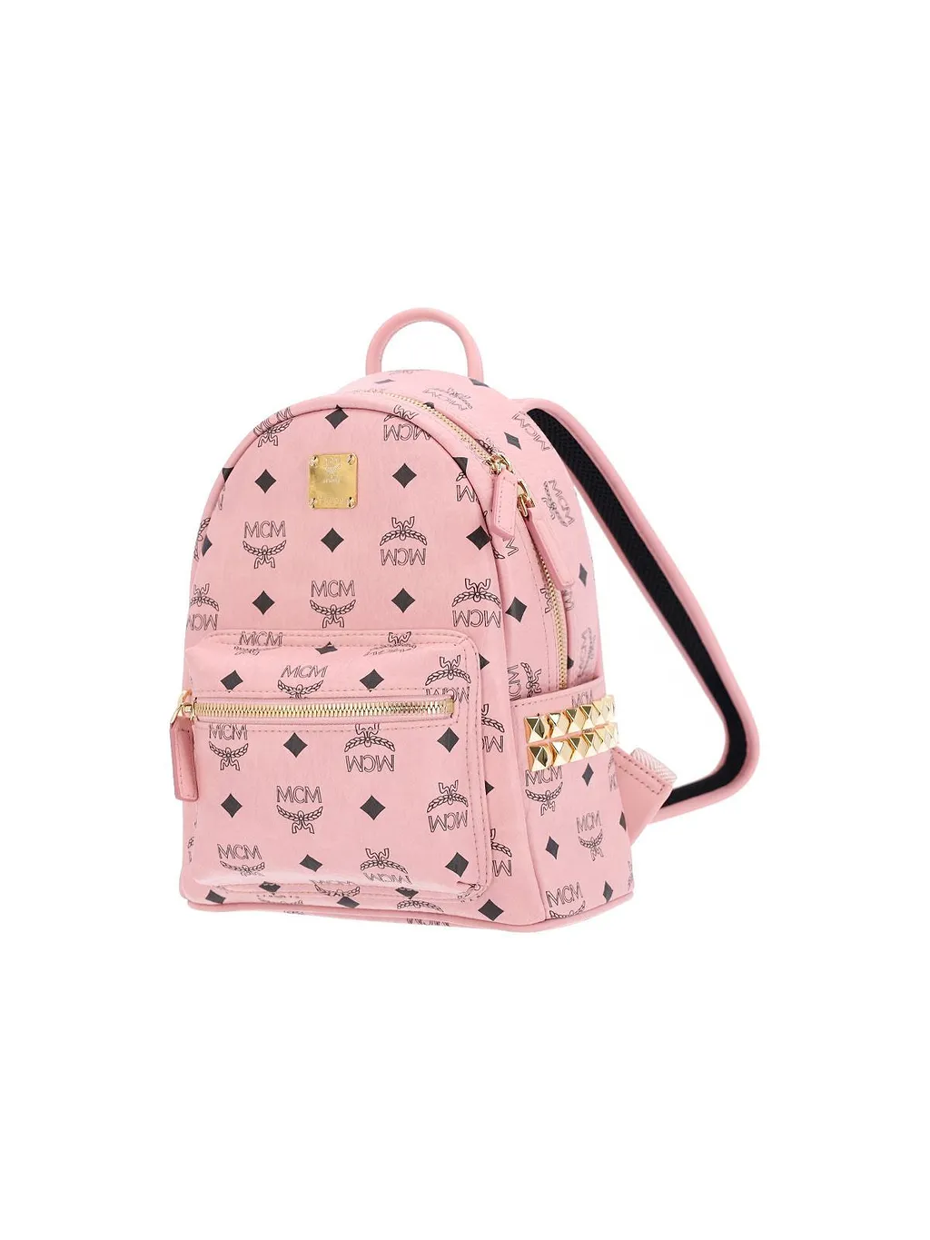 Mcm Visetos Studded Mini Backpack