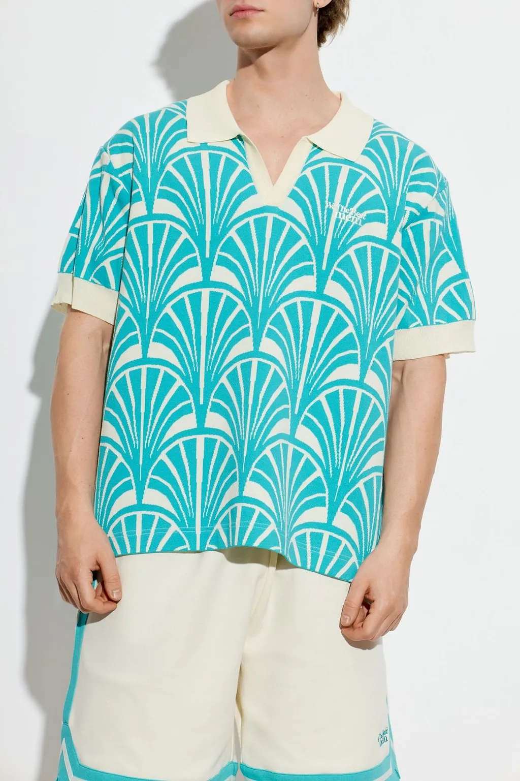 Mcm We The Best Patterned Polo Shirt