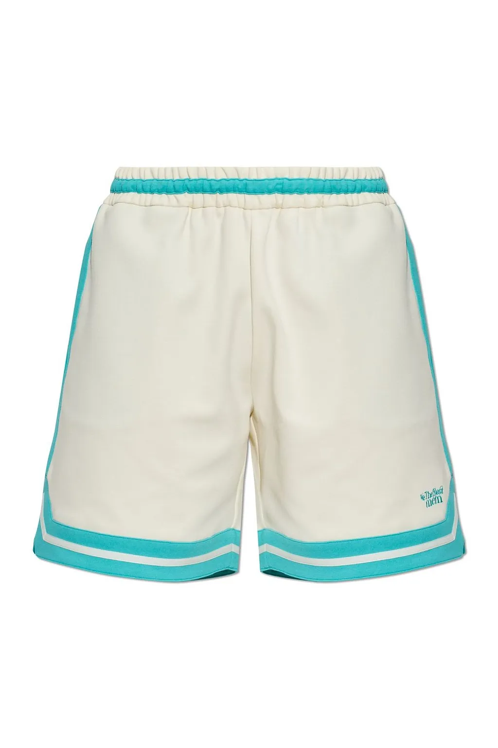 Mcm We The Best Logo Trim Shorts