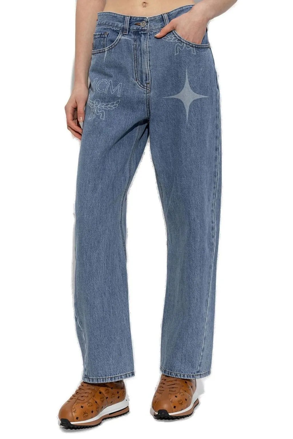 Mcm Wide Leg Jeans