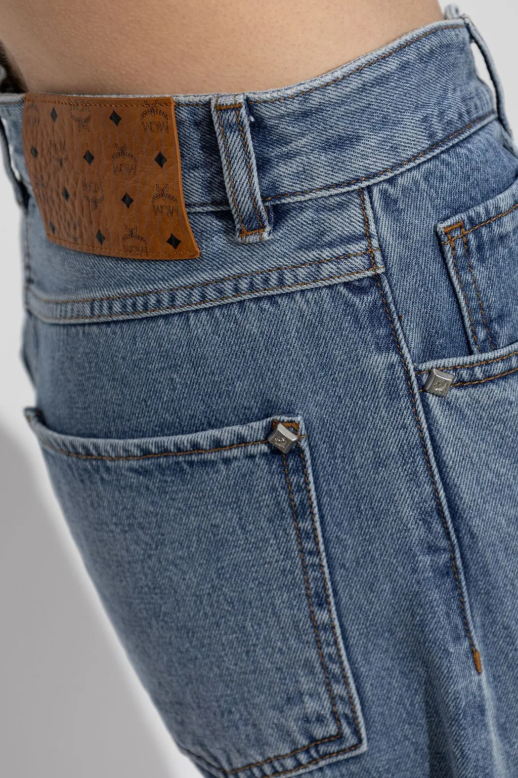 Mcm Wide Leg Jeans