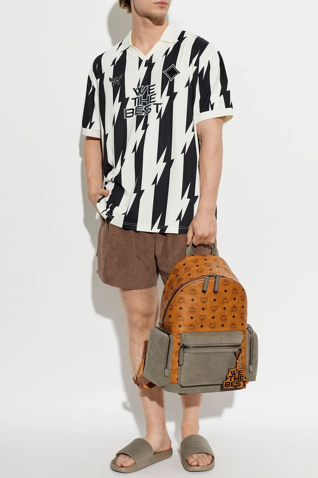 Mcm We The Best Logo Shorts