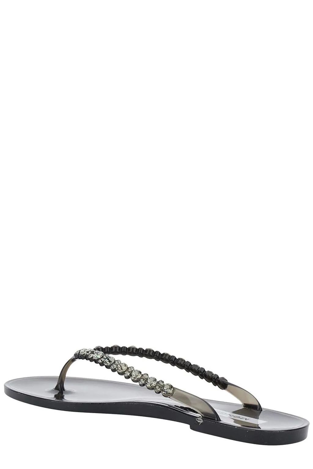 Menghi Berta Beaded Flip-Flop Sandals