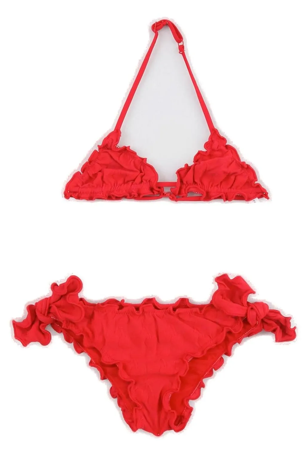 Mc2 Saint Barth Kids Ruffled Bikini Set