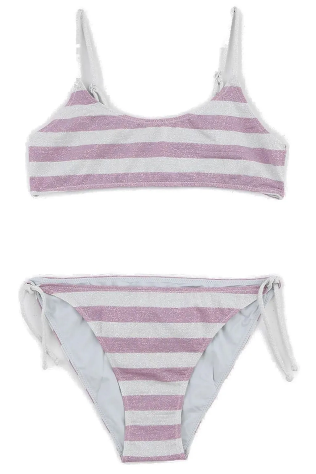 Mc2 Saint Barth Kids Striped Bikini Set