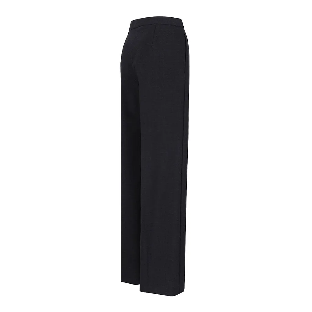 Merci Wide-Leg Pleated Trousers