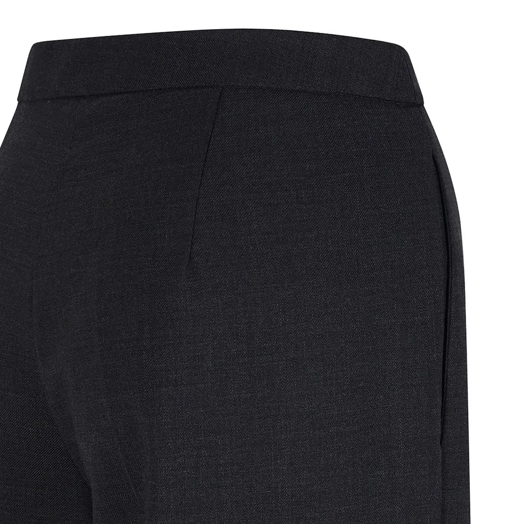 Merci Wide-Leg Pleated Trousers