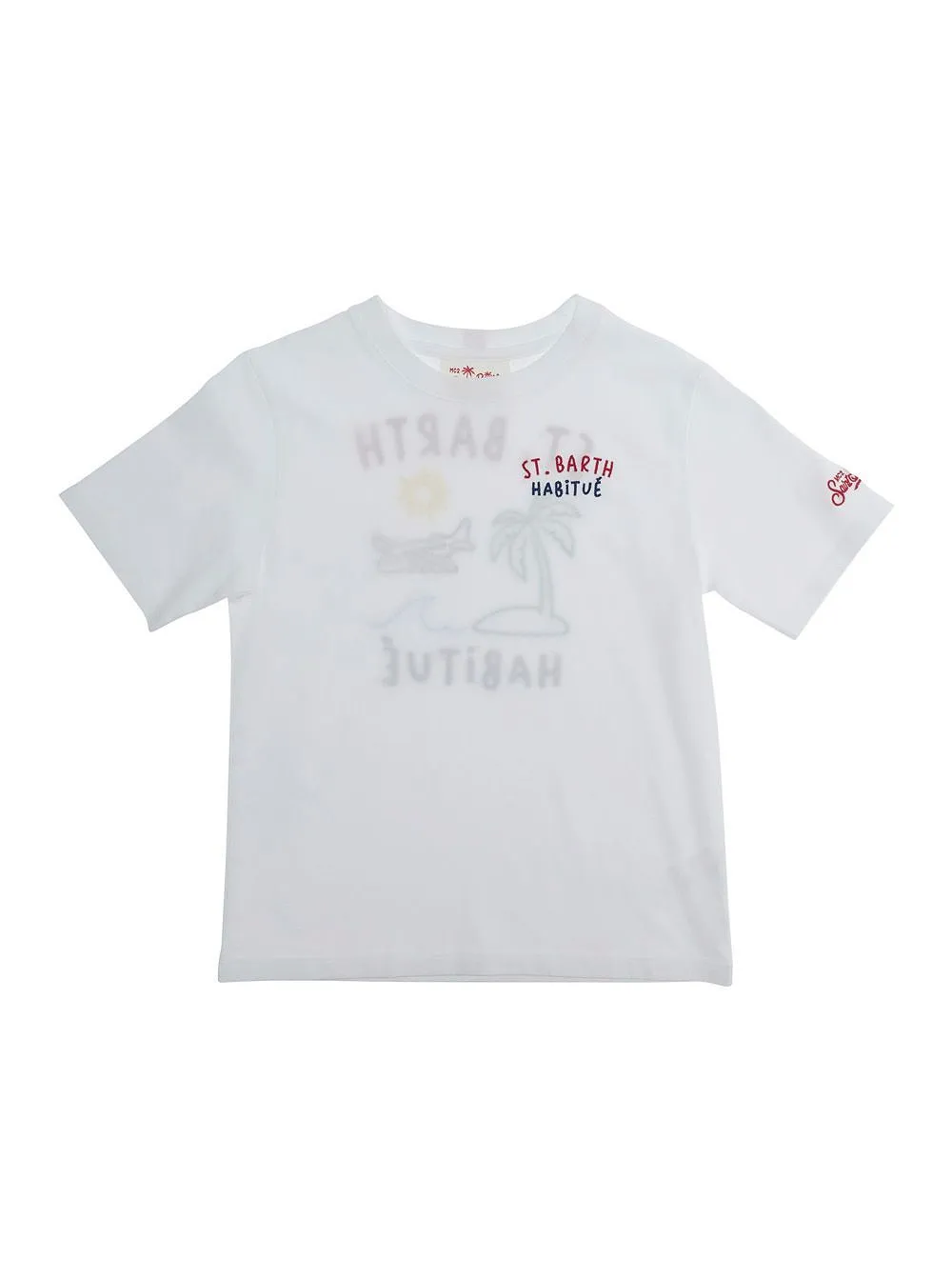 Mc2 Saint Barth Kids Summer Print T-Shirt