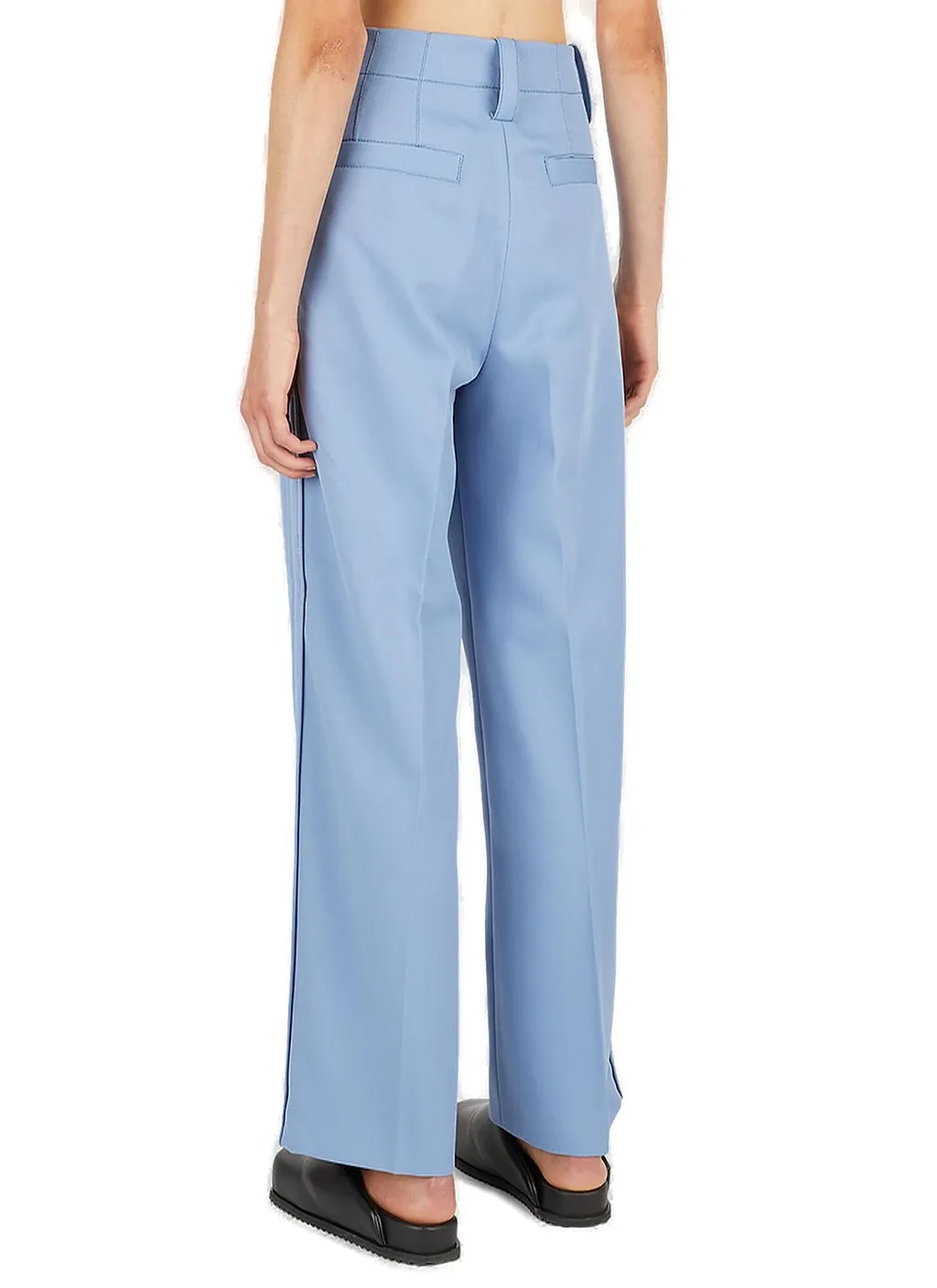 Pleated High-Rise Pants