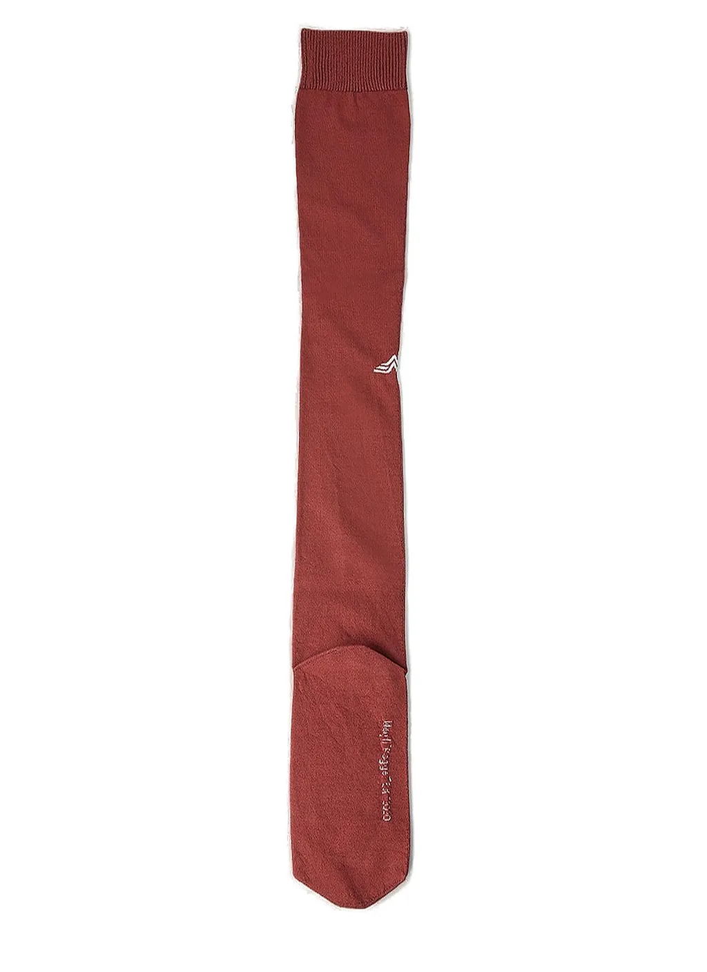 Logo Embroidered Knitted Long Socks