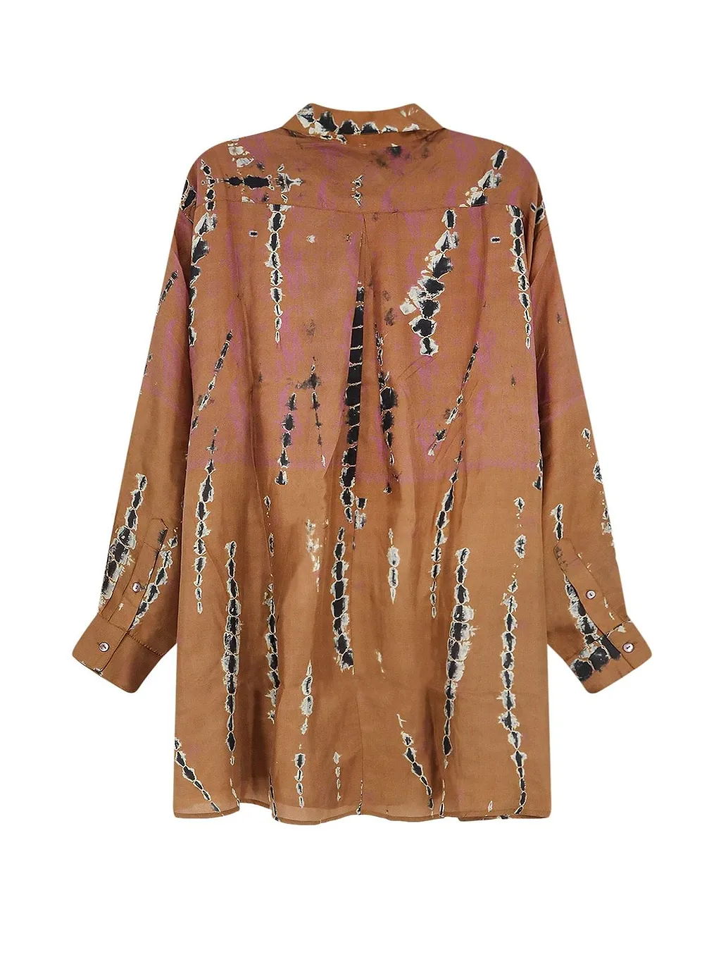 Mes Demoiselles Abstract Print Oversized Shirt