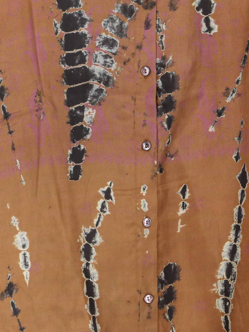 Mes Demoiselles Abstract Print Oversized Shirt
