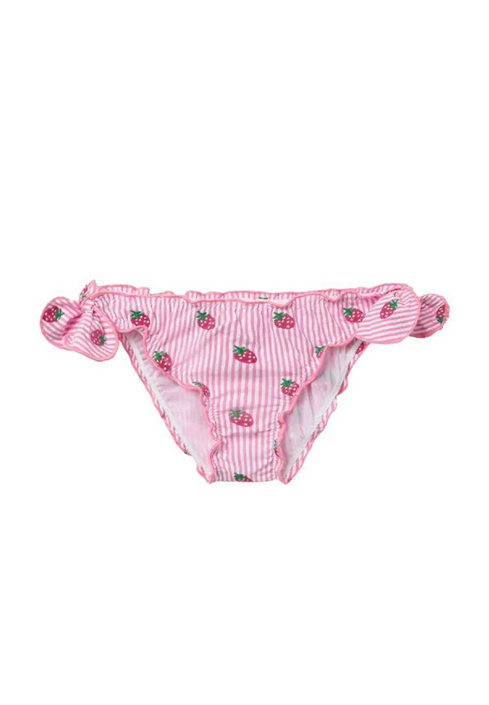 Mc2 Saint Barth Kids Graphic Printed Ruffled Bikini Bottom