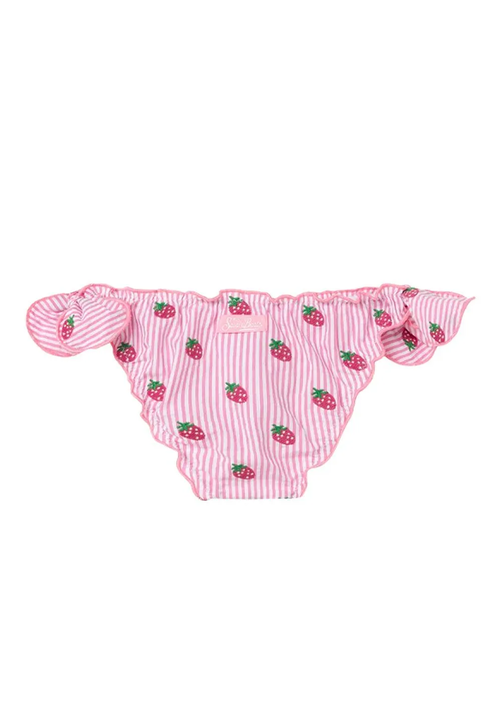 Mc2 Saint Barth Kids Graphic Printed Ruffled Bikini Bottom