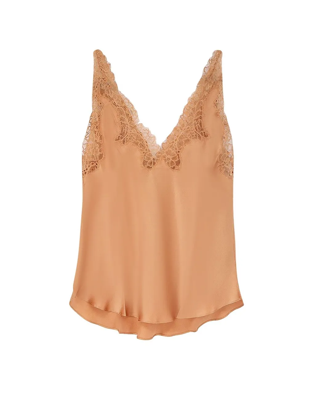 Mes Demoiselles Lace Trim Camisole Top