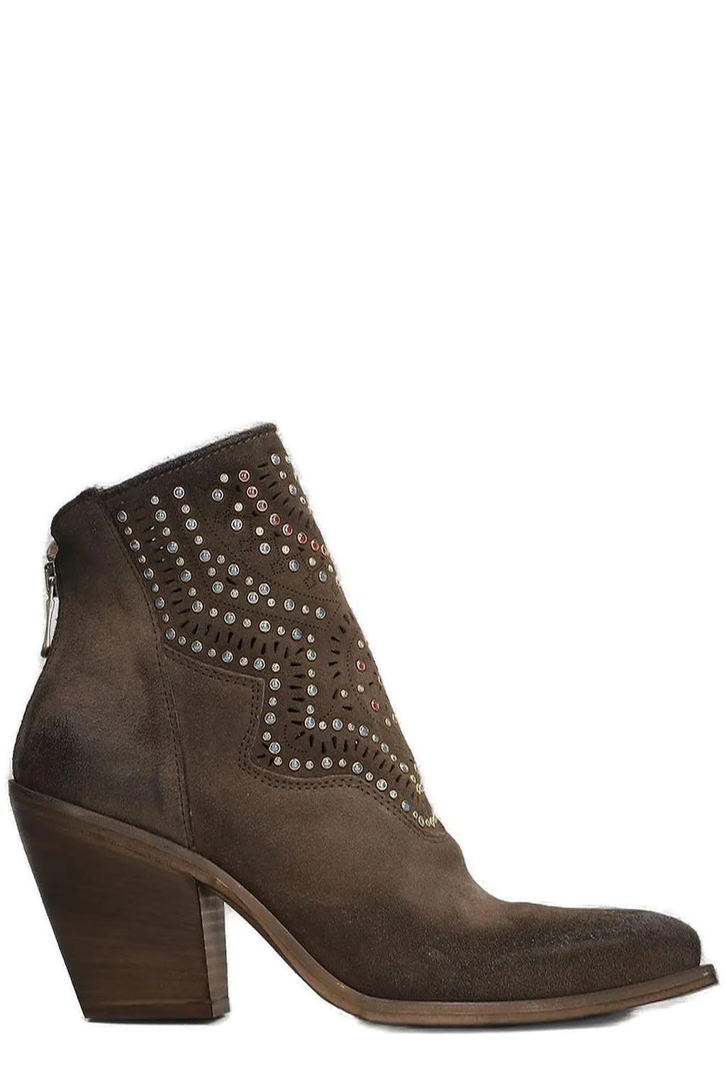 Metisse Embellished Ankle Boots