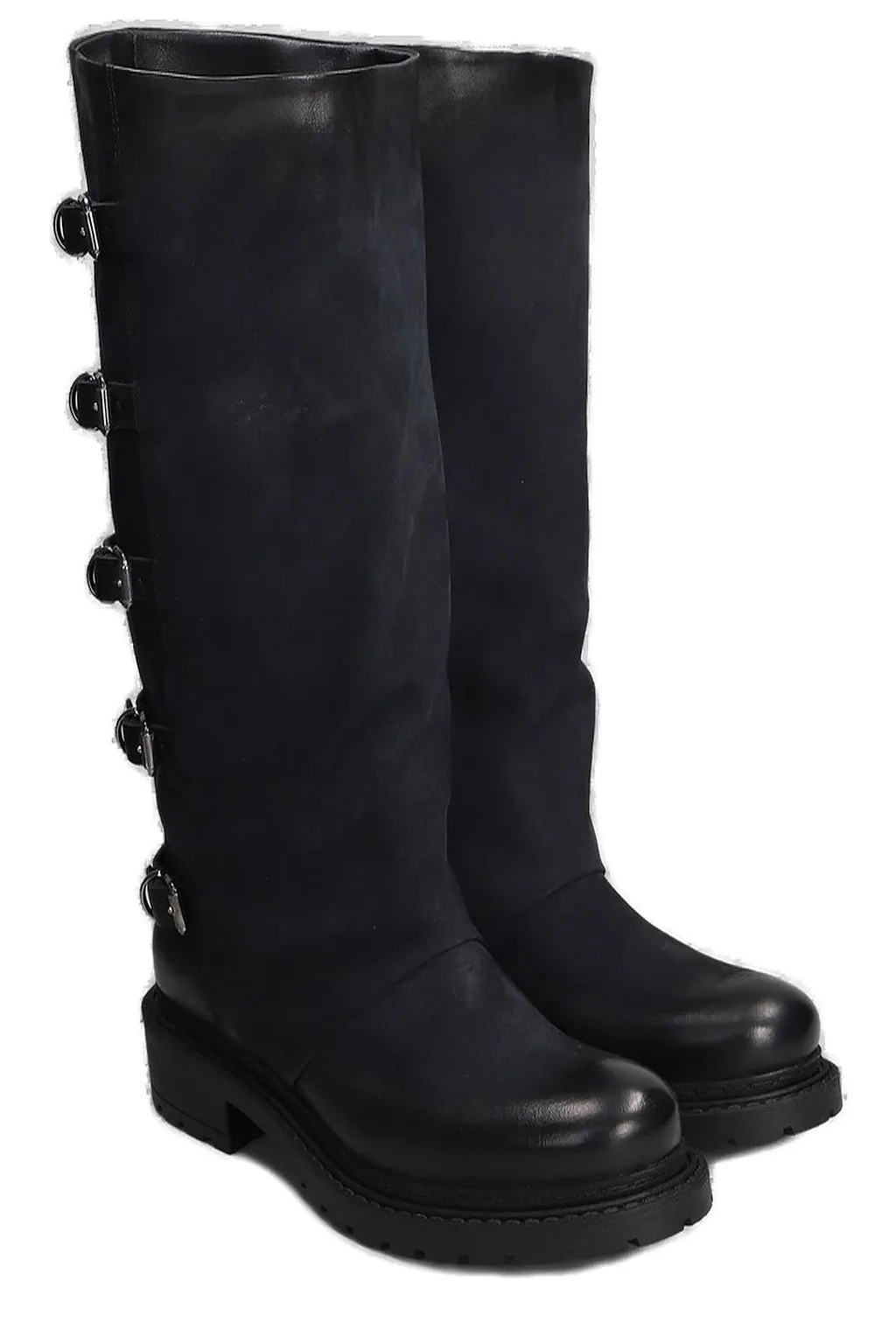 Metisse Buckled Biker Boots