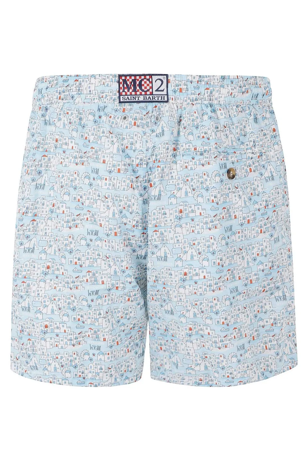 Mc2 Saint Barth Lighting Printed Swim Shorts
