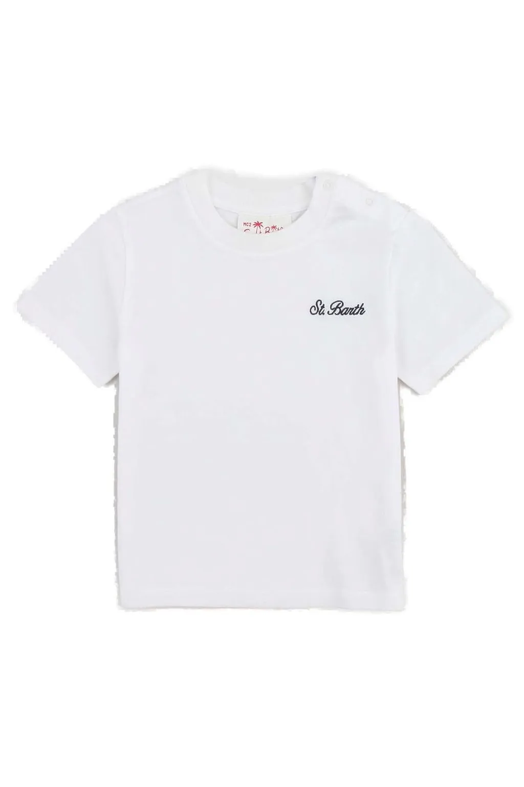 Kids Logo Embroidered Crewneck T-Shirt