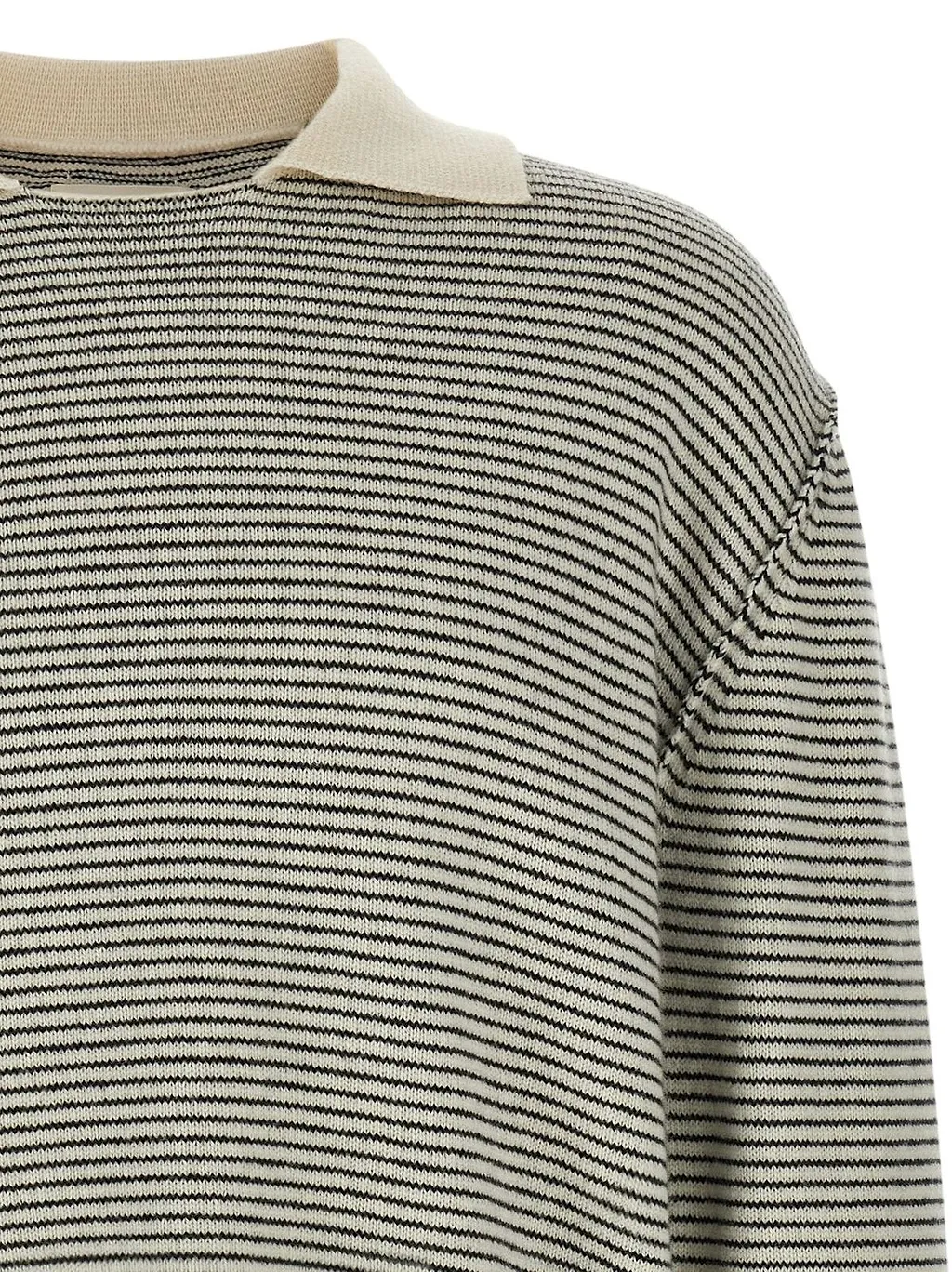 Mfpen Charming Striped Polo Sweater