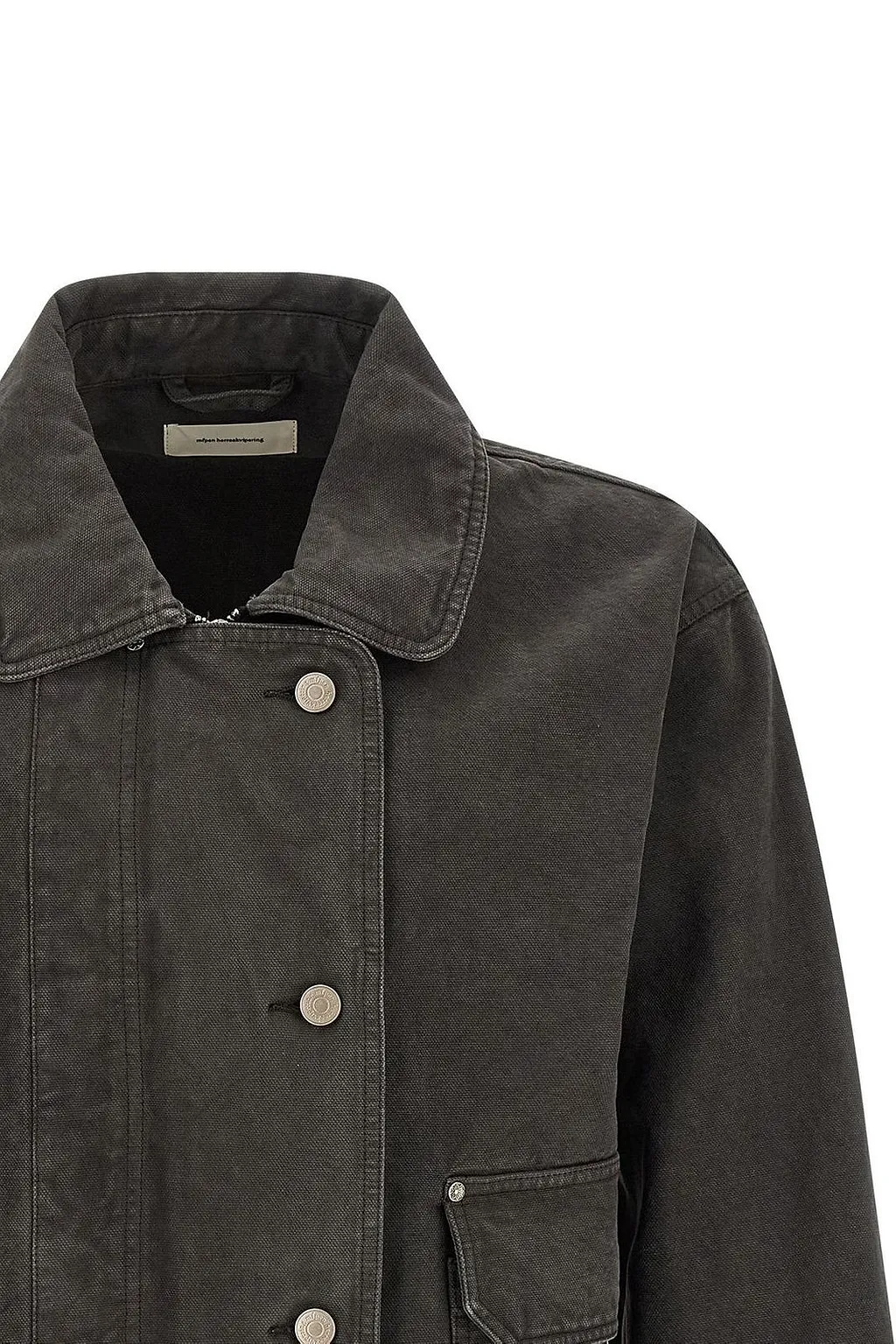 Mfpen Courier Cropped Canvas Jacket