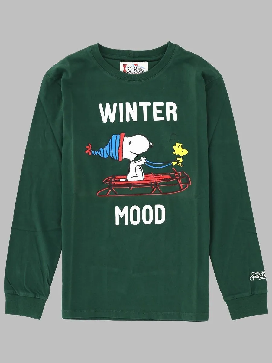 Mc2 Saint Barth Kids Luton Jr Snoopy Print T-Shirt