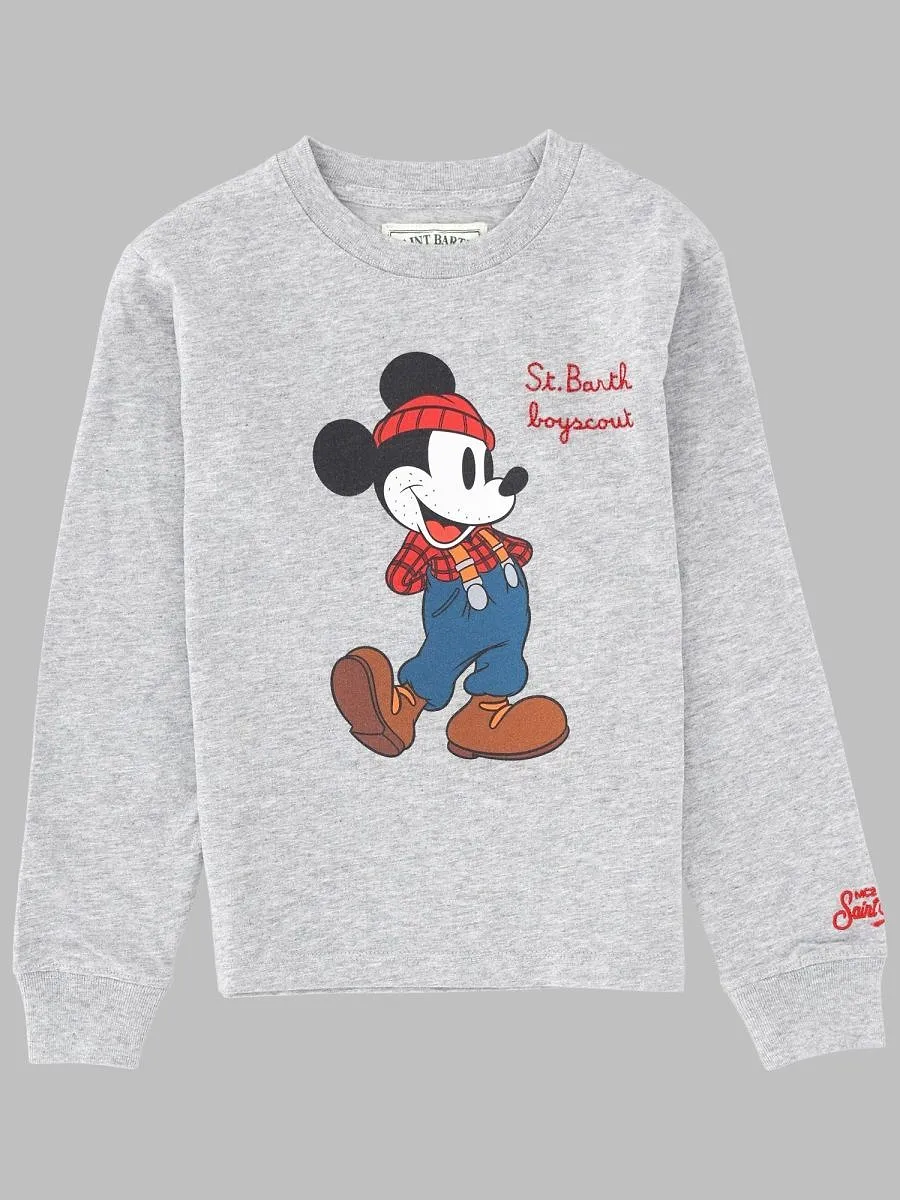 Mc2 Saint Barth Kids Luton Mickey Print Sweatshirt