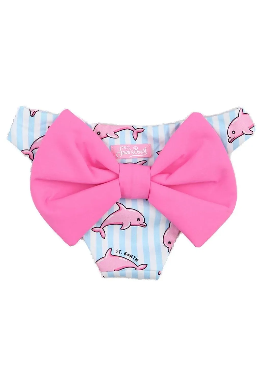 Madame Striped Bow Bikini Bottoms