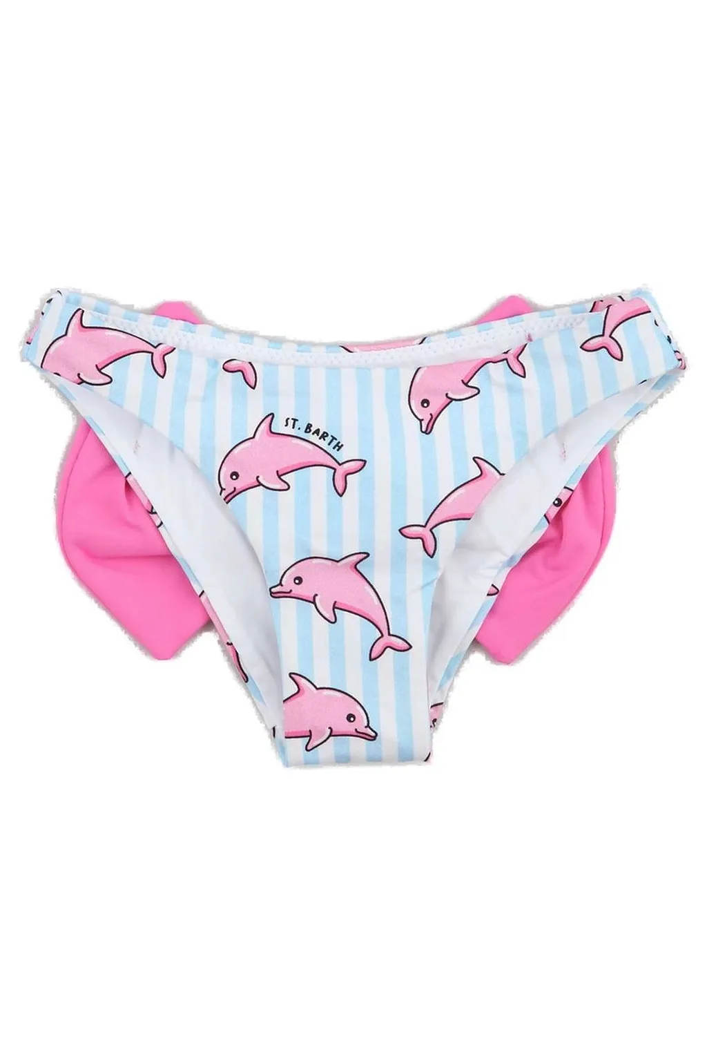 Madame Striped Bow Bikini Bottoms
