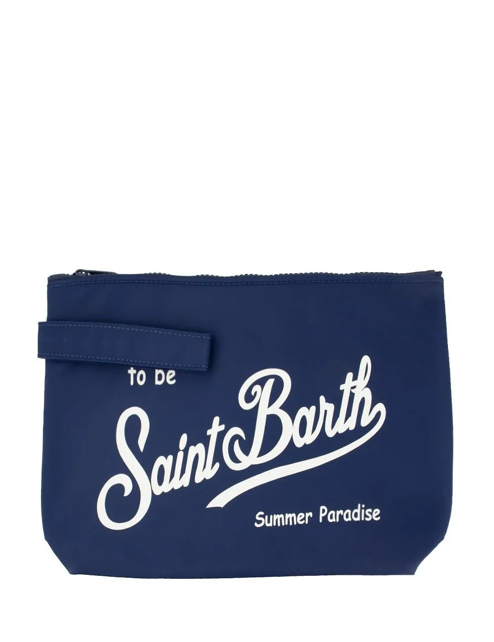 Logo Zip Wristlet Bag