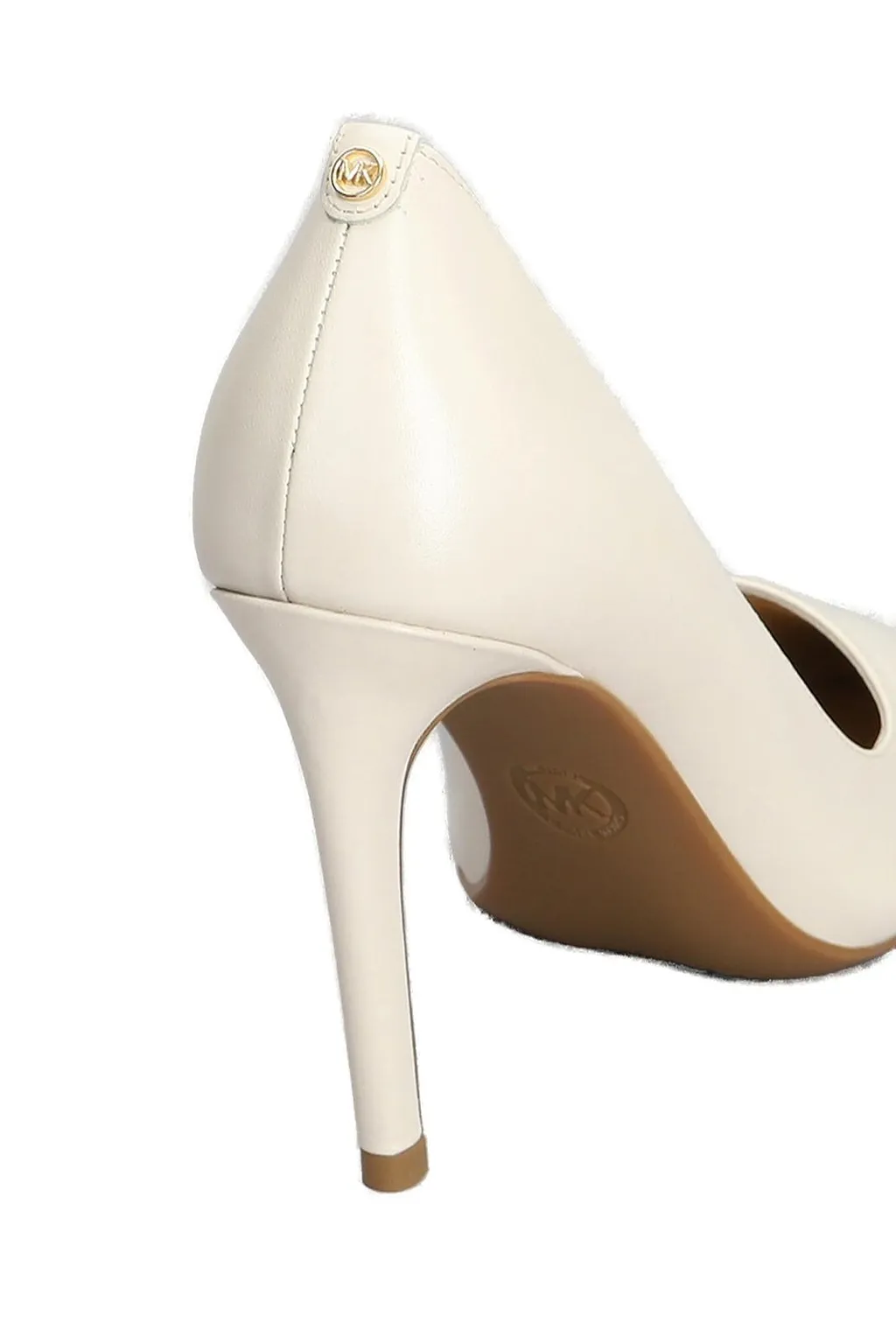 Michael Kors Alina Metallic Pointed-Toe Pumps