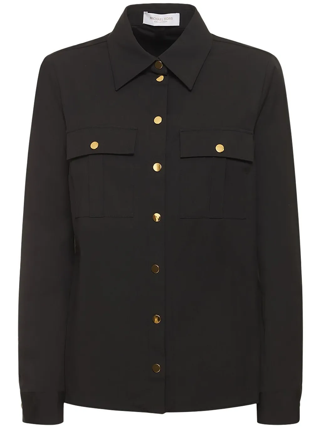 Michael Kors Collection Button-Front Utility Shirt