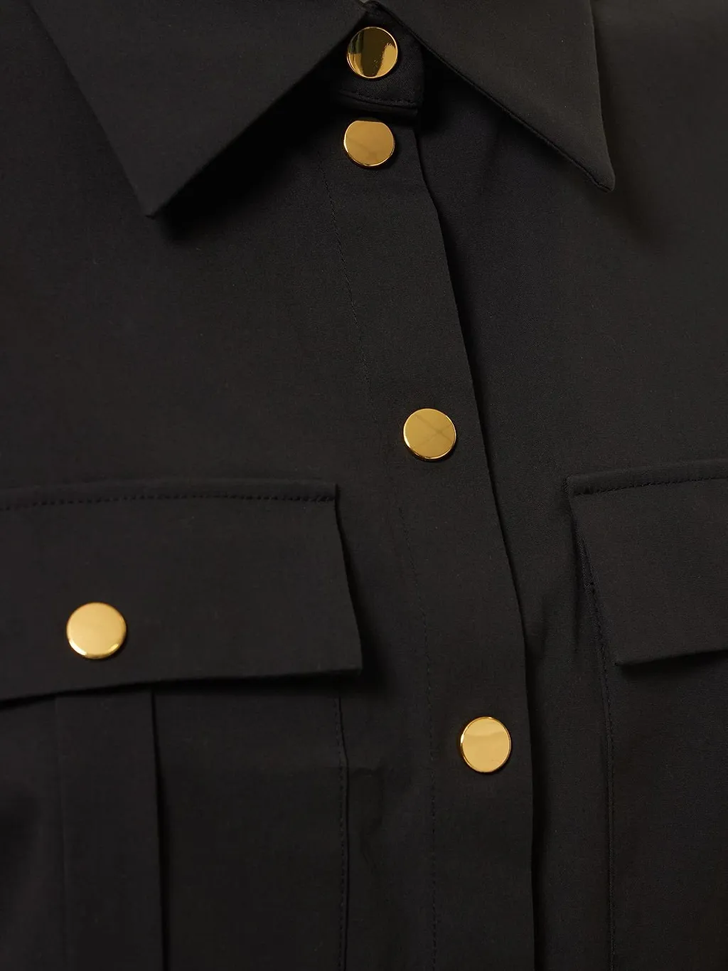 Michael Kors Collection Button-Front Utility Shirt