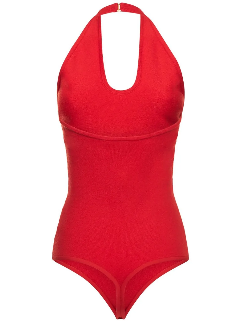 Michael Kors Collection Deep V-Neck Bodysuit