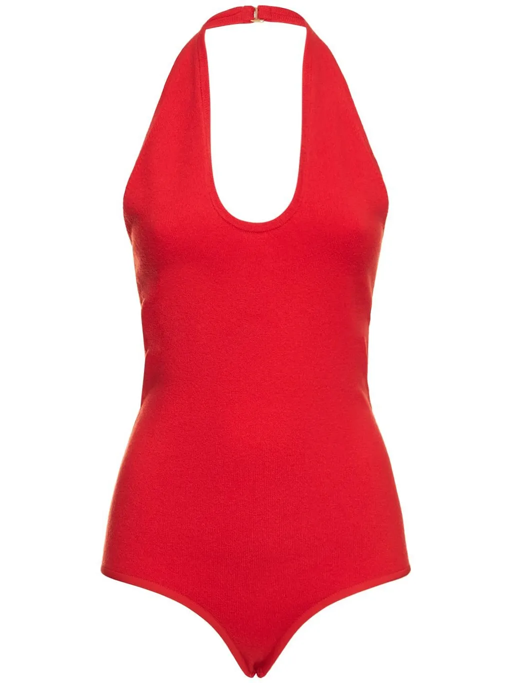 Michael Kors Collection Deep V-Neck Bodysuit