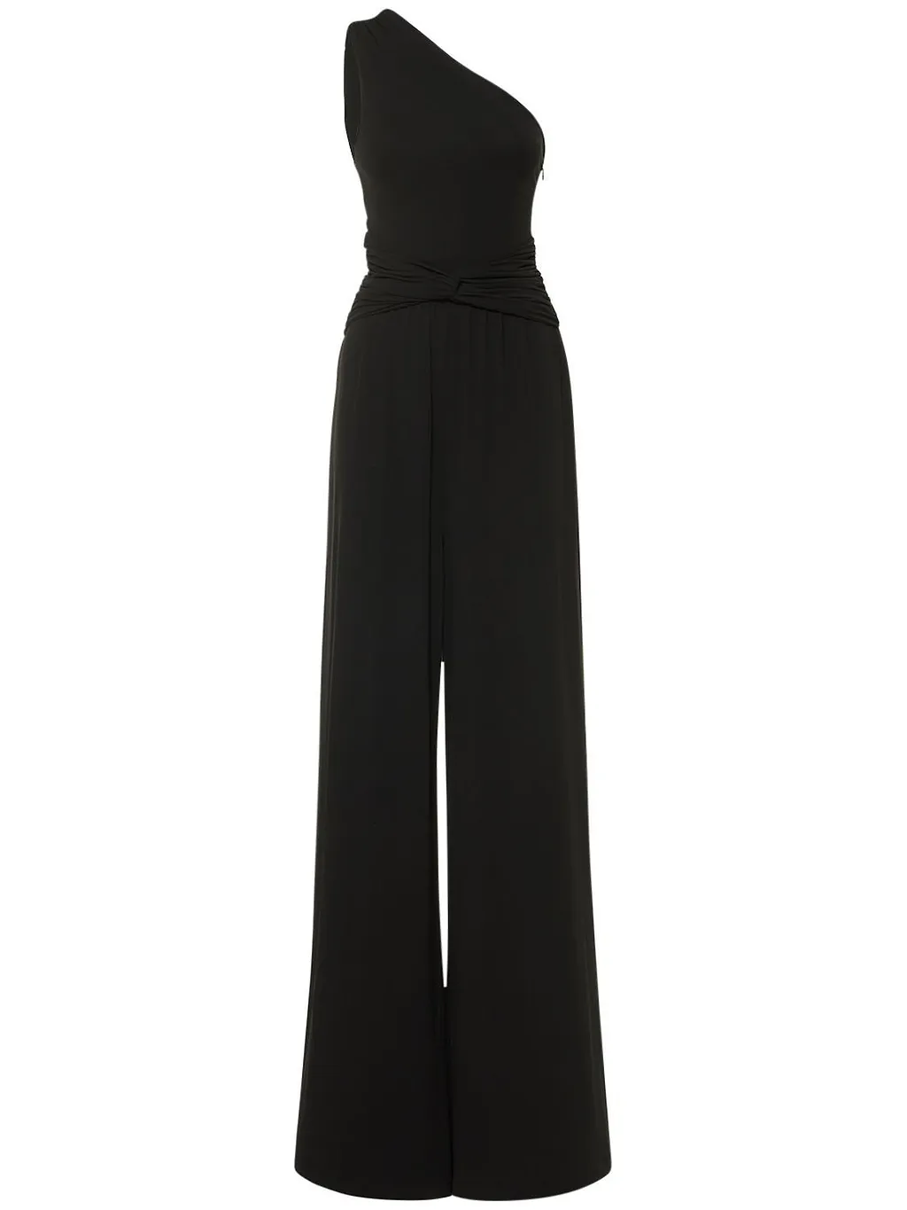 Michael Kors Collection One-Shoulder Wide-Leg Jumpsuit