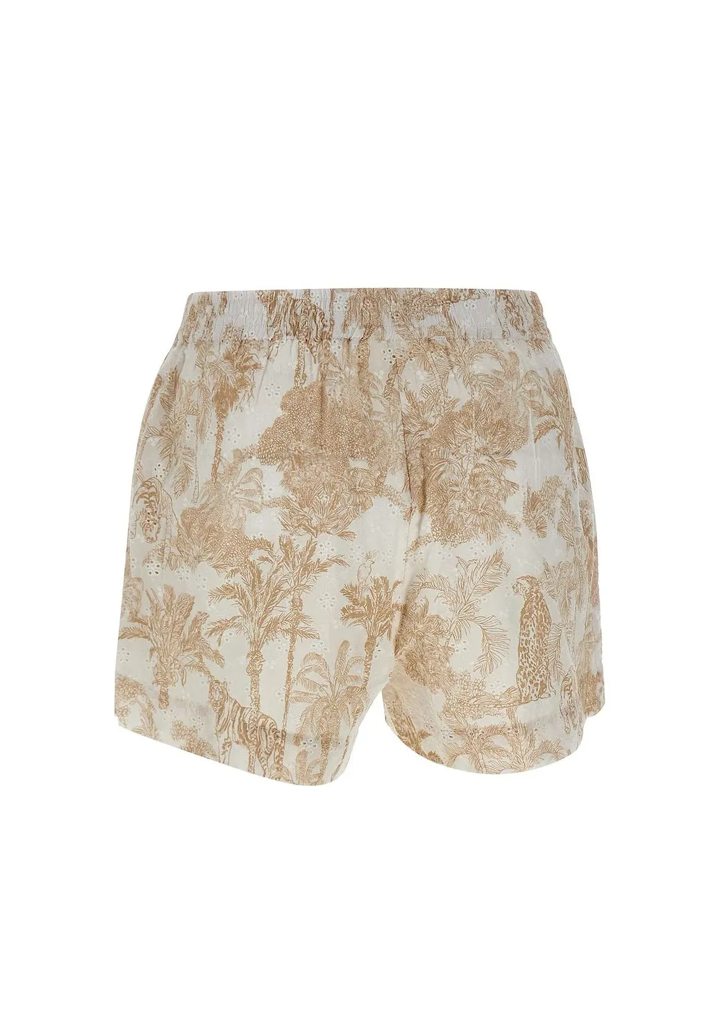 Mc2 Saint Barth Meave Printed Broderie Shorts