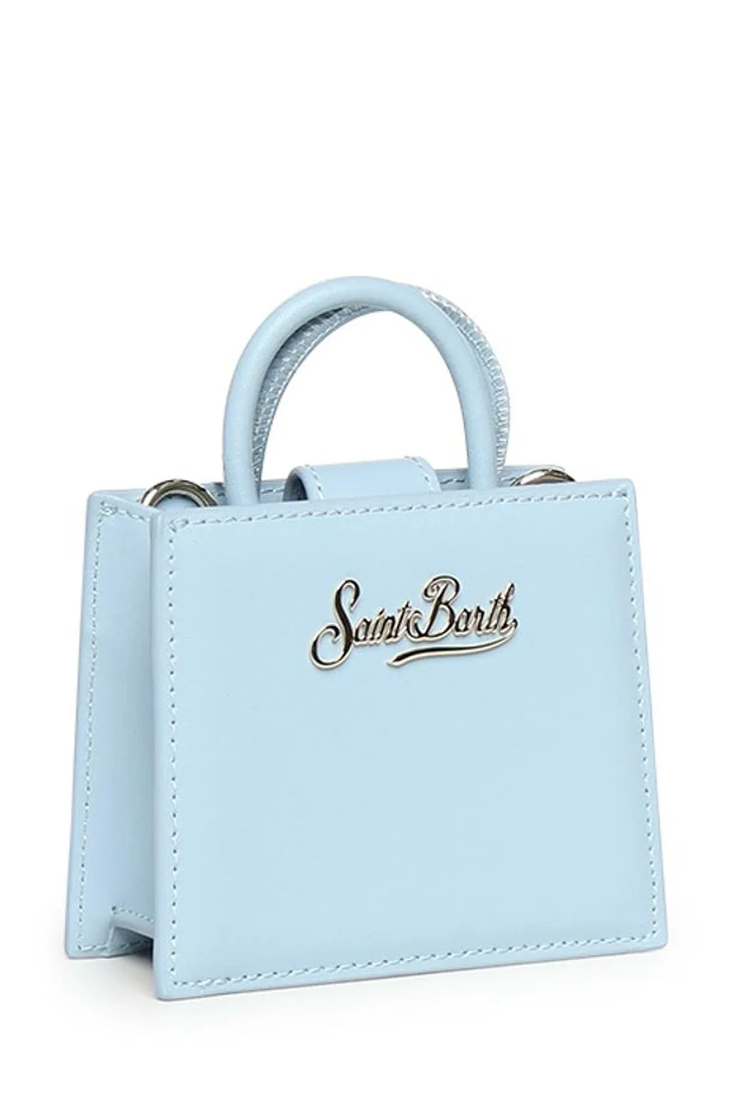 Mc2 Saint Barth Logo Plaque Medium Tote Bag