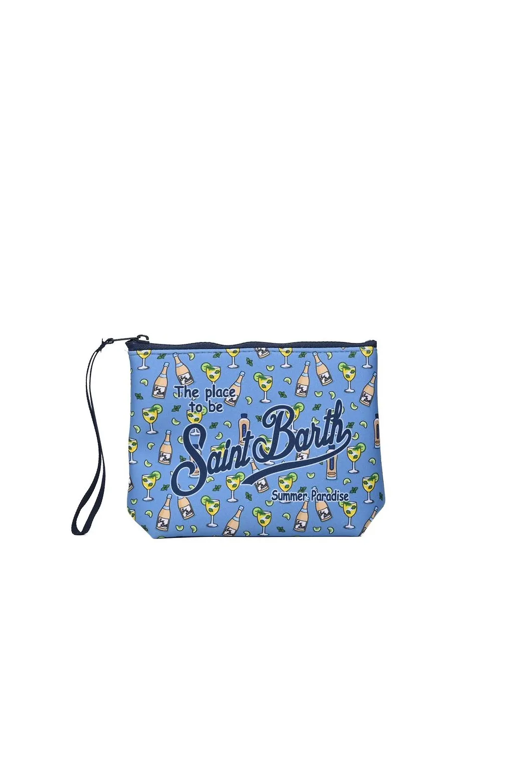 Aline Printed Wristlet Bag