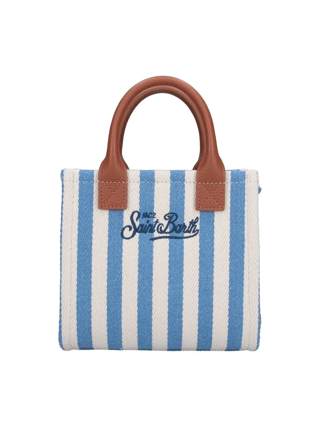 Mc2 Saint Barth Vanity Striped Mini Tote Bag