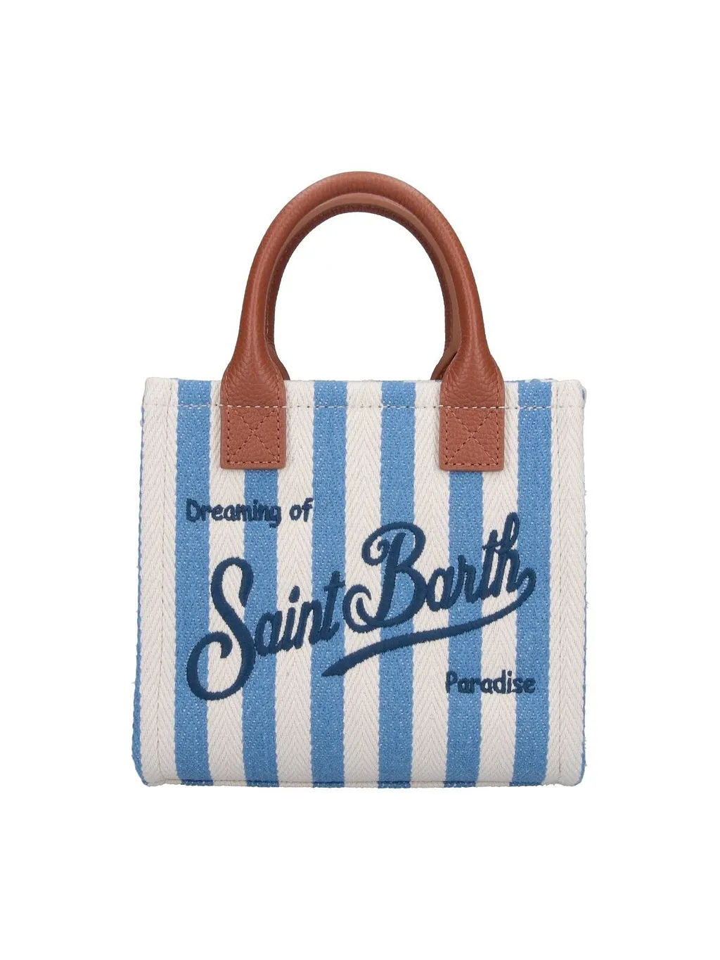 Mc2 Saint Barth Vanity Striped Mini Tote Bag