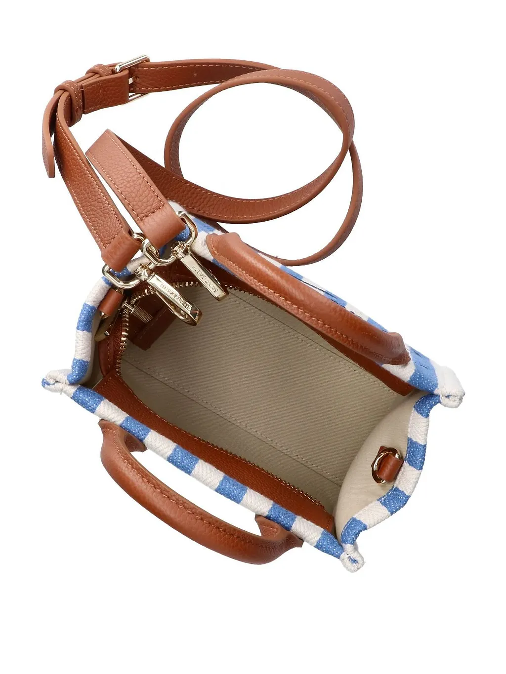 Mc2 Saint Barth Vanity Striped Mini Tote Bag