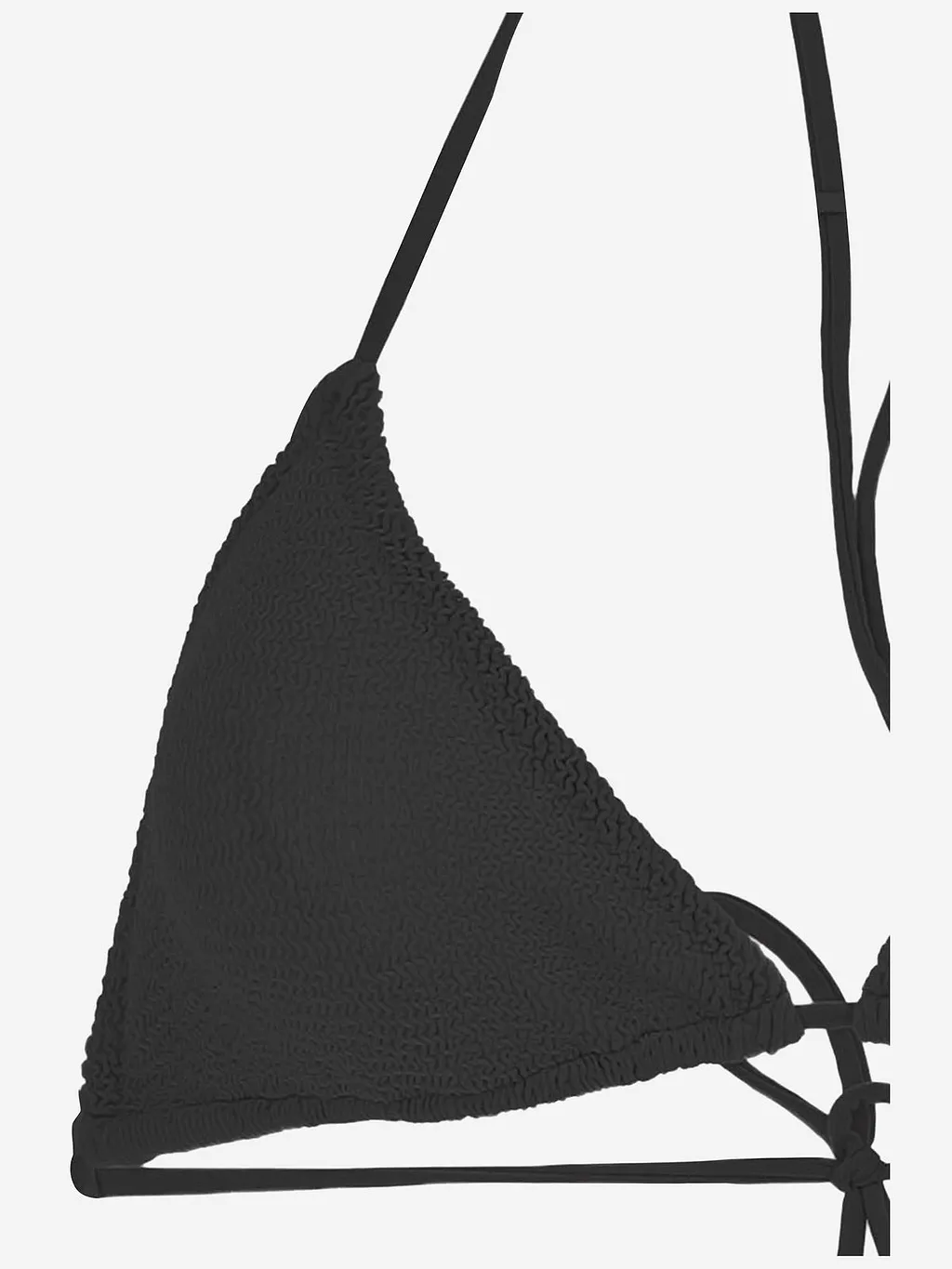 Textured Triangle Bikini Top