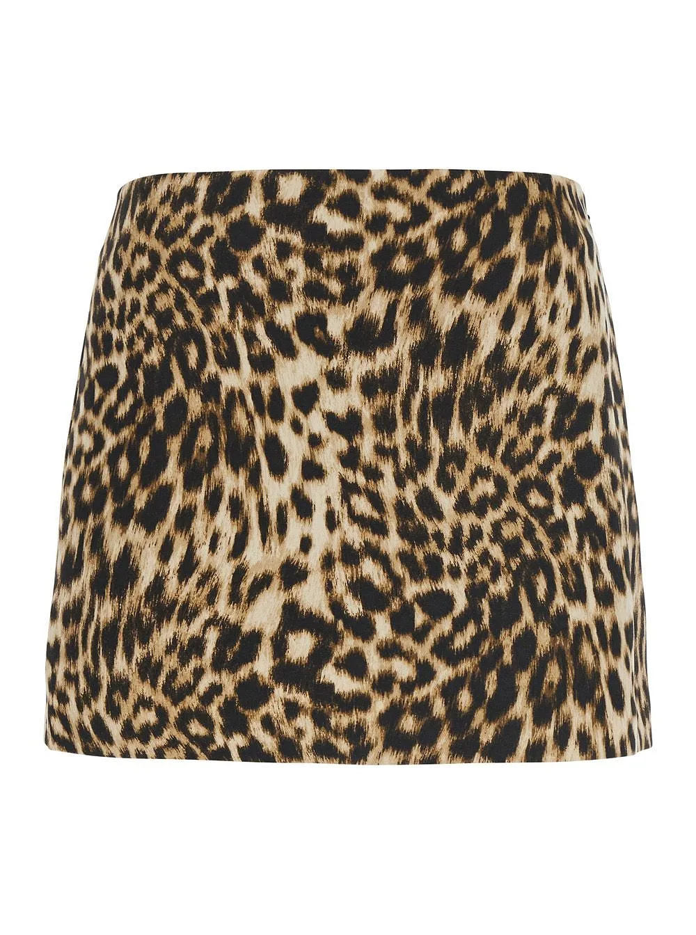 Michael Kors A-Line Animal-Print Mini Skirt