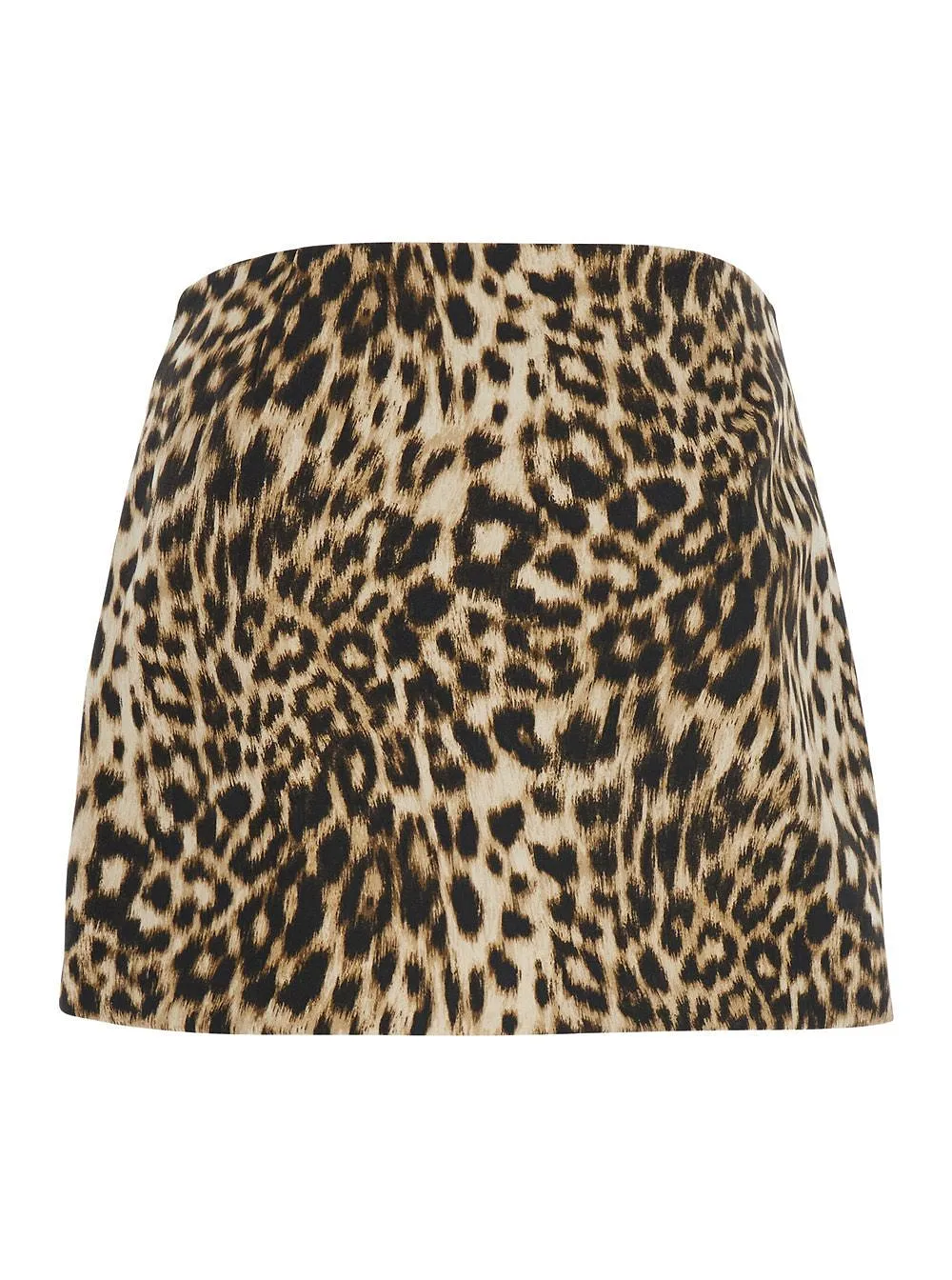 Michael Kors A-Line Animal-Print Mini Skirt