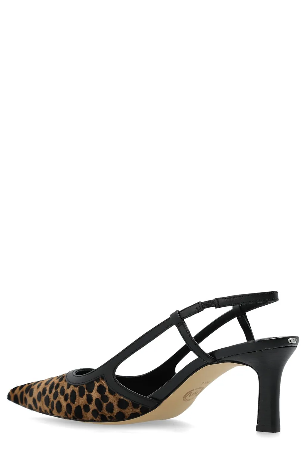 Alora Leopard Printed Slingback Pumps