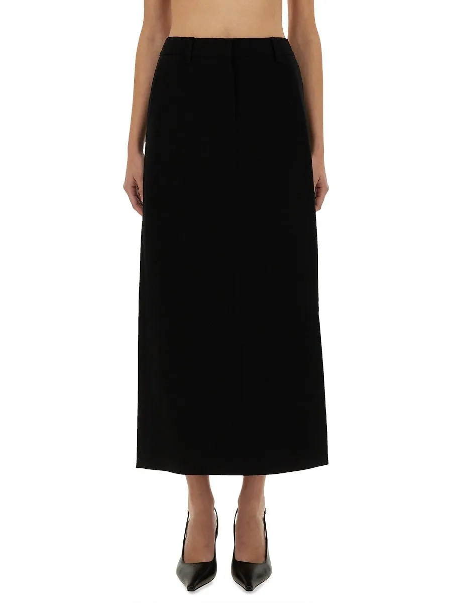 Michael Michael Kors Crepe Trouser Maxi Skirt