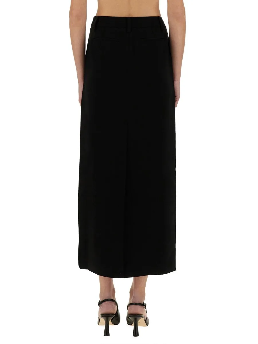 Michael Michael Kors Crepe Trouser Maxi Skirt
